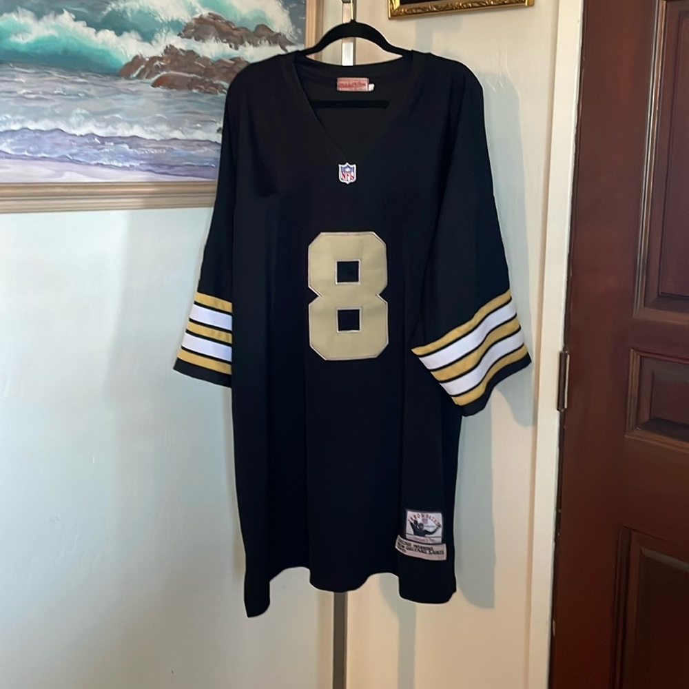 Mitchell & Ness Black and Gold Jersey
